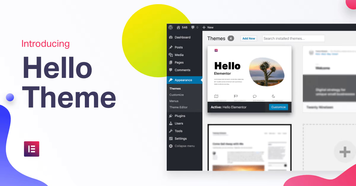 Hello WordPress Theme